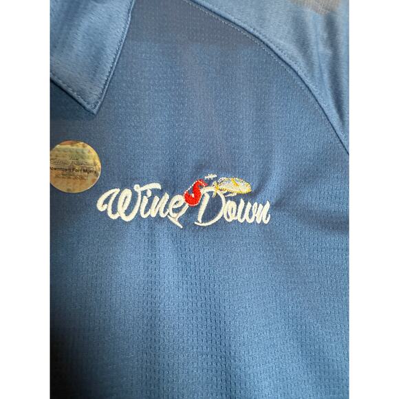 OGIO Men’s L Blue Polo New w/ Tags Golf Performance Shirt - Picture 6 of 7